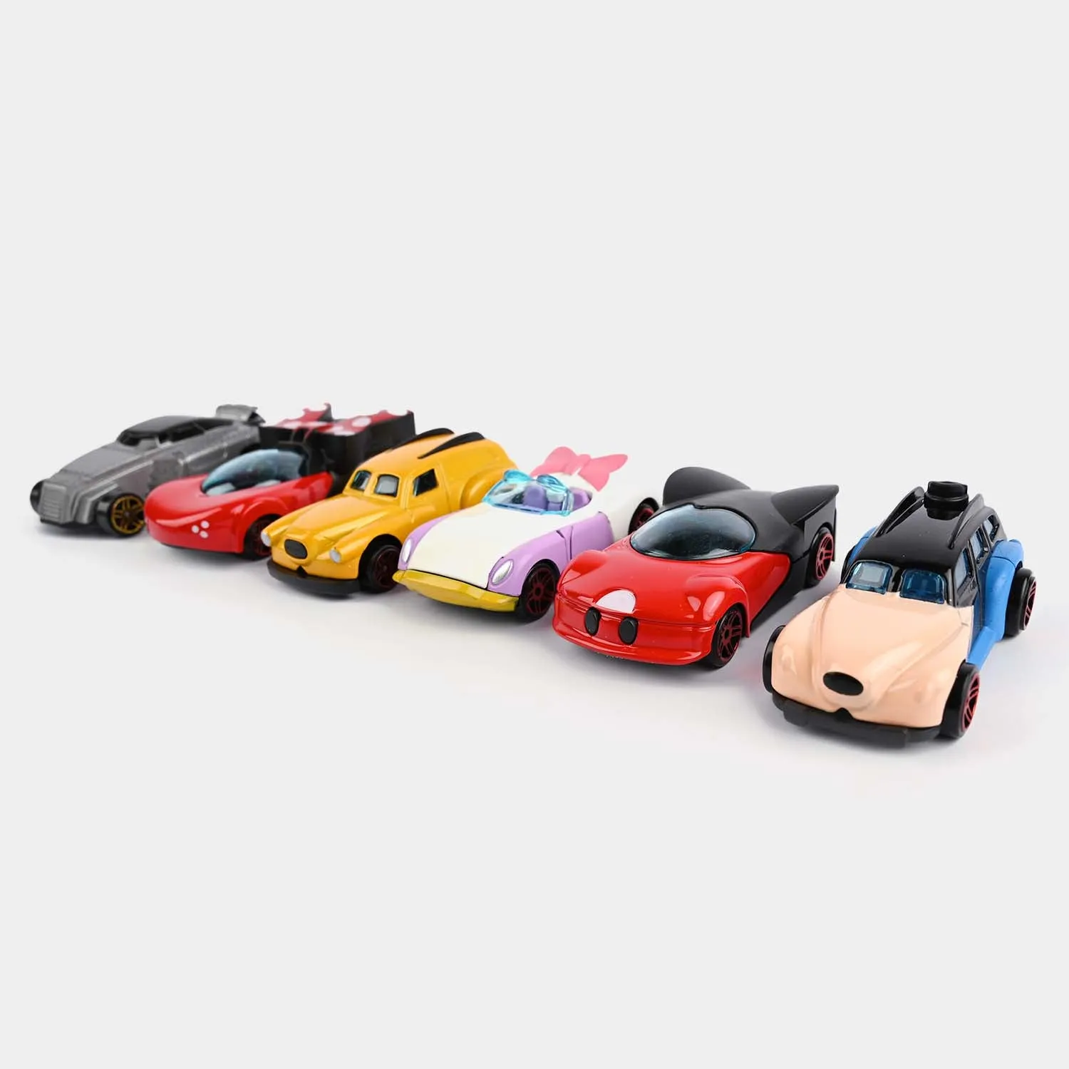 12Pcs Alloy Cartoon Cars