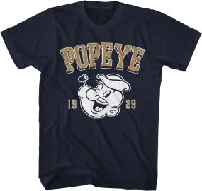 1929 Athletic Logo Popeye T-Shirt