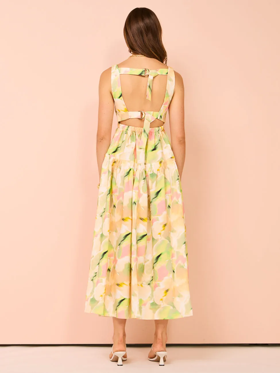 Acler Rangewood Midi Dress in Flora Blur