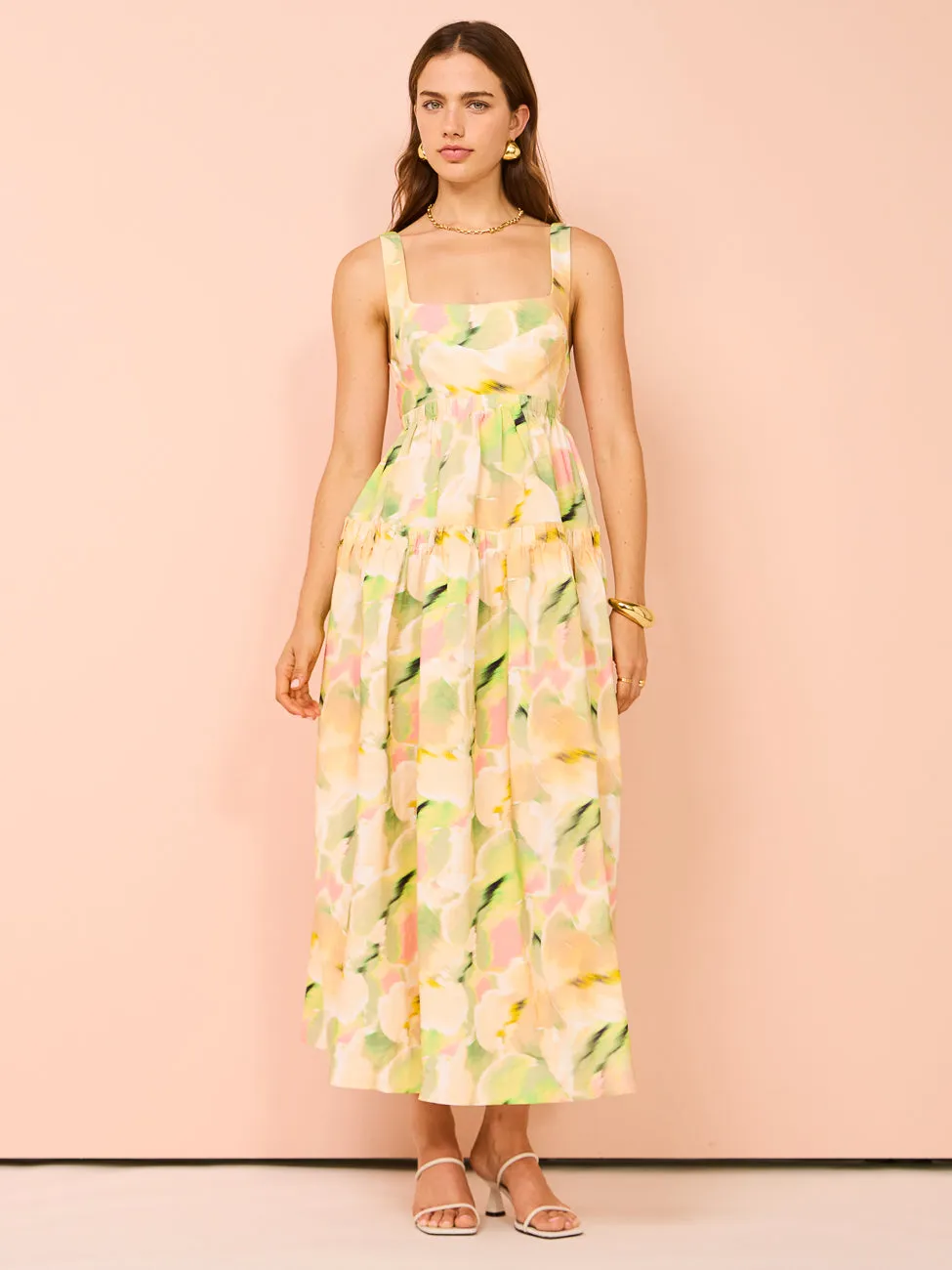 Acler Rangewood Midi Dress in Flora Blur