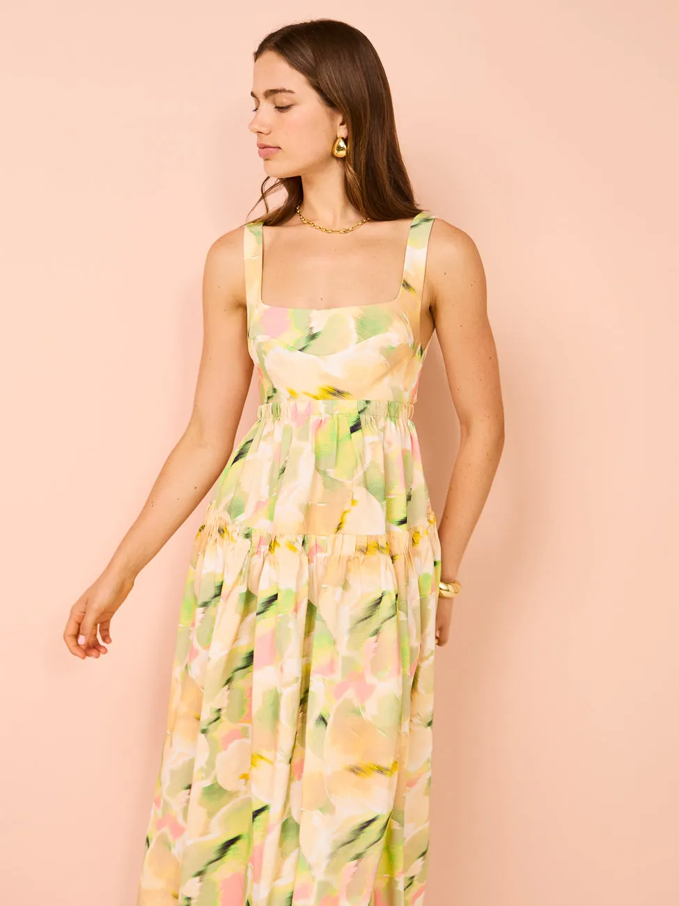 Acler Rangewood Midi Dress in Flora Blur