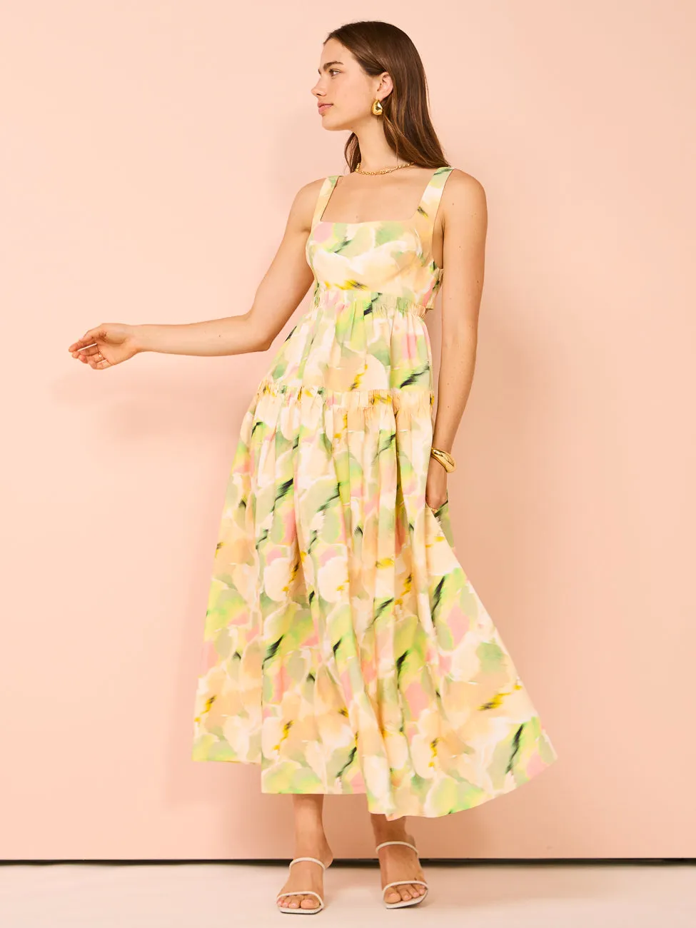 Acler Rangewood Midi Dress in Flora Blur