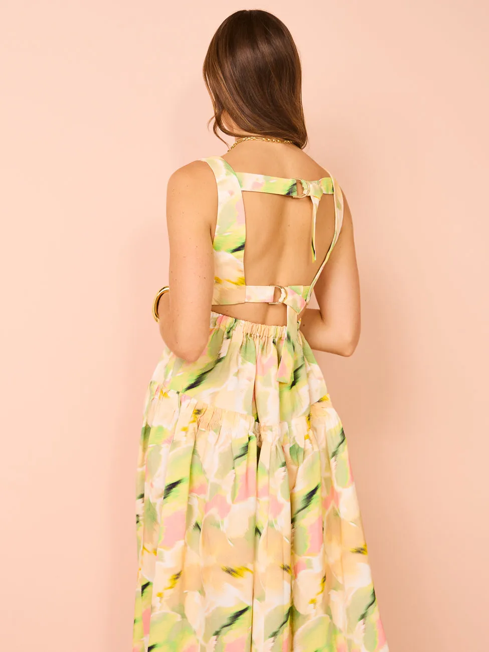 Acler Rangewood Midi Dress in Flora Blur