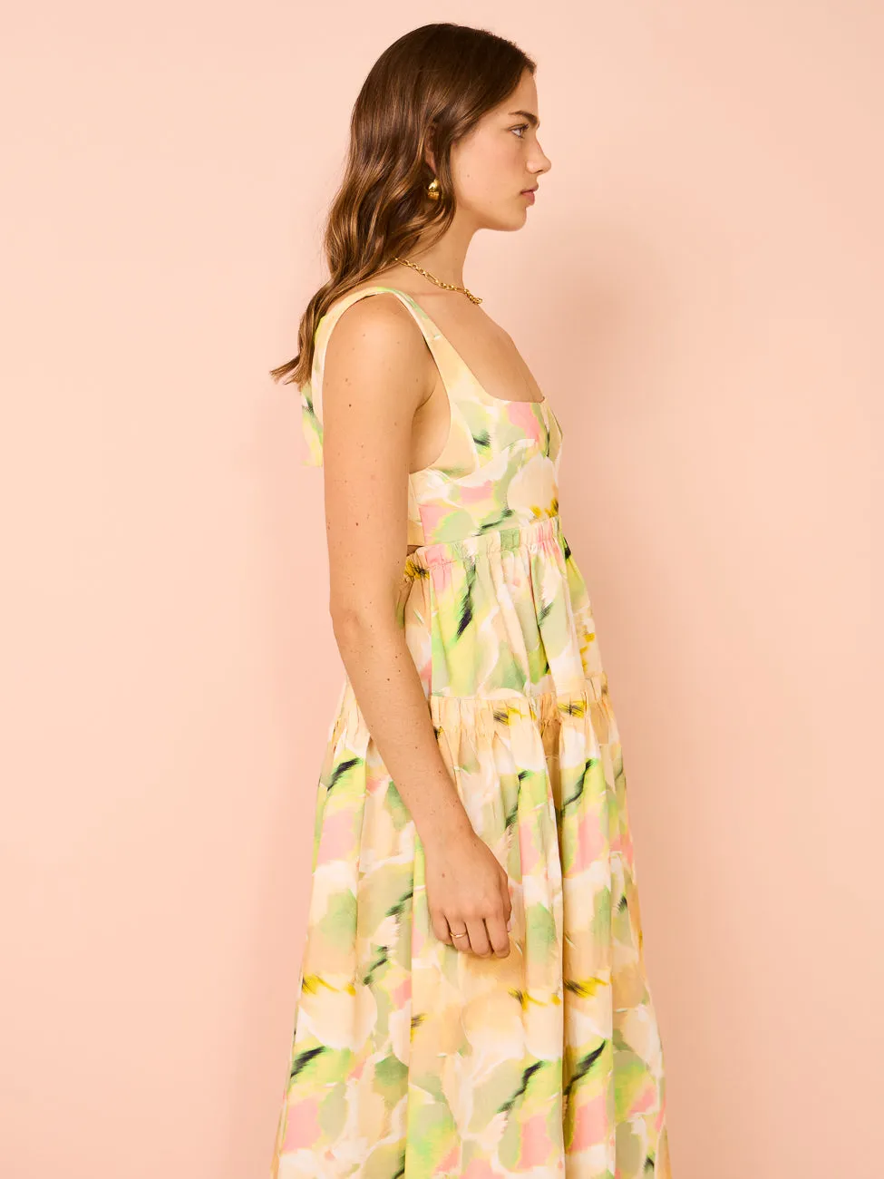 Acler Rangewood Midi Dress in Flora Blur