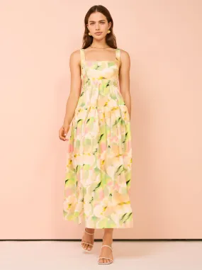 Acler Rangewood Midi Dress in Flora Blur