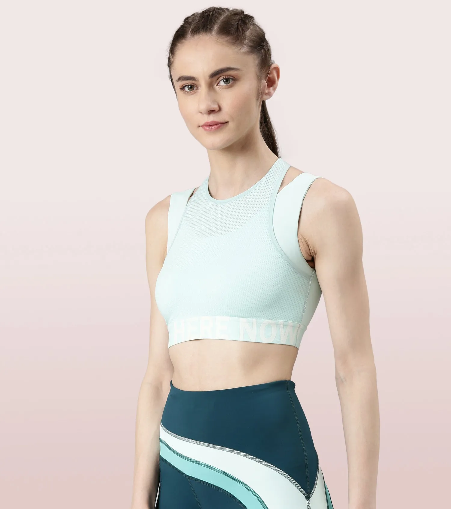 Active Energy Sports Bra | Dry Fit High Impact Longline Sports Bra