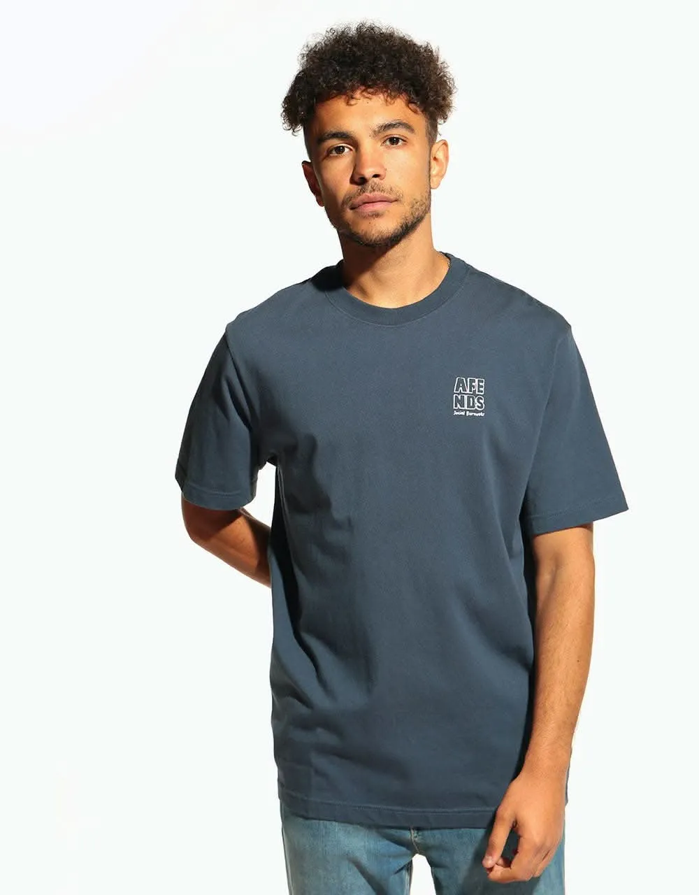 Afends Class of '89 Retro Fit T-Shirt - Midnight