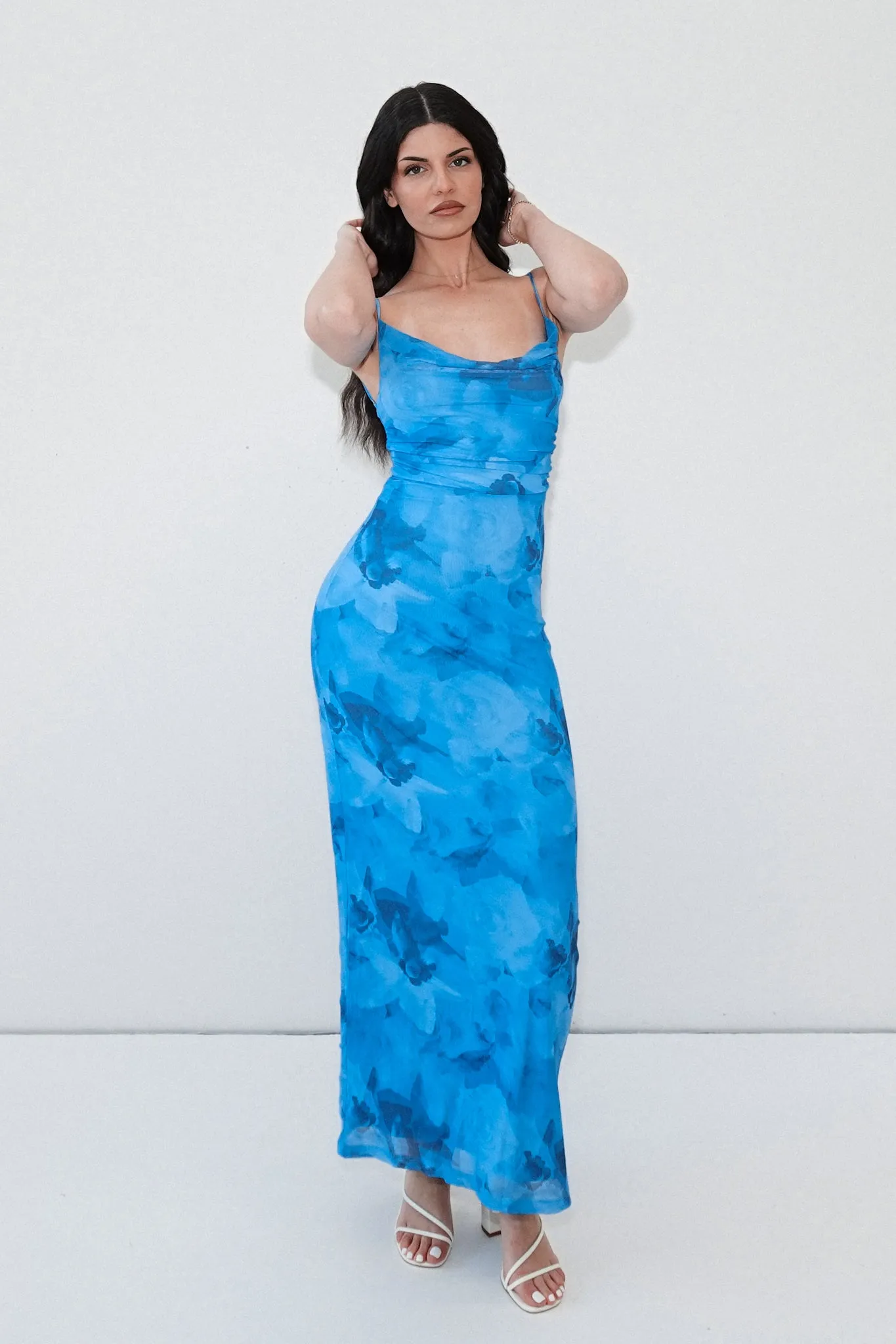 Alisha Maxi Dress - Blue