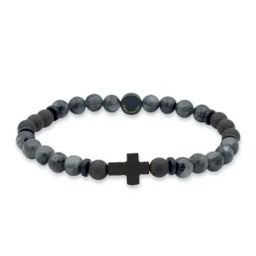 Azabache Cross Bracelet