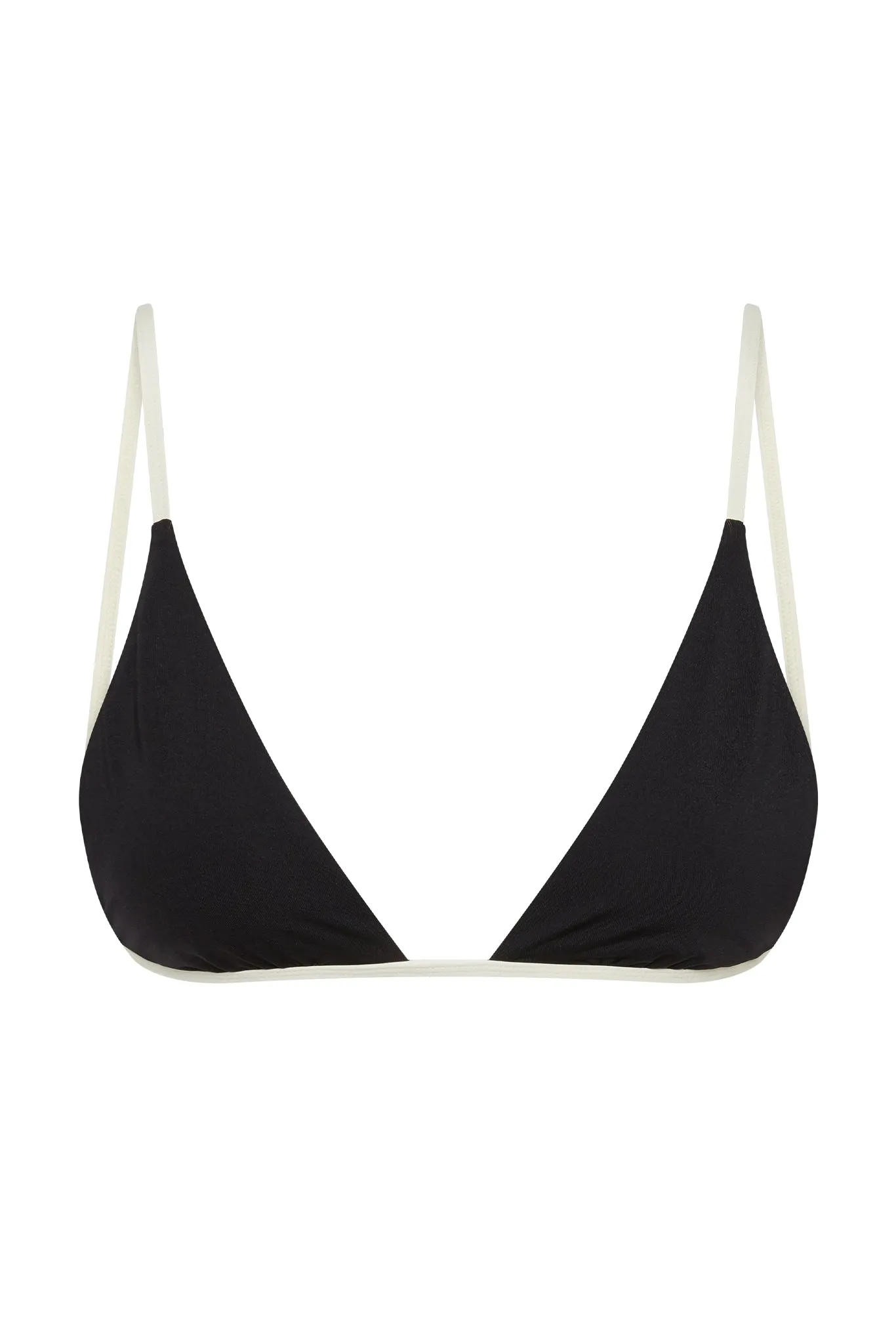 Barbados Top - Black/Ivory