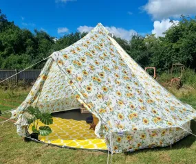 Bellisima Camping 5m Bell Tent – Spirit Sunflower Tent