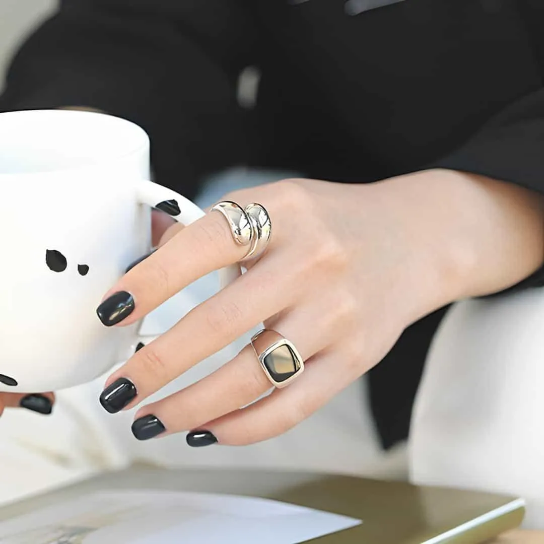 Black Signet Ring