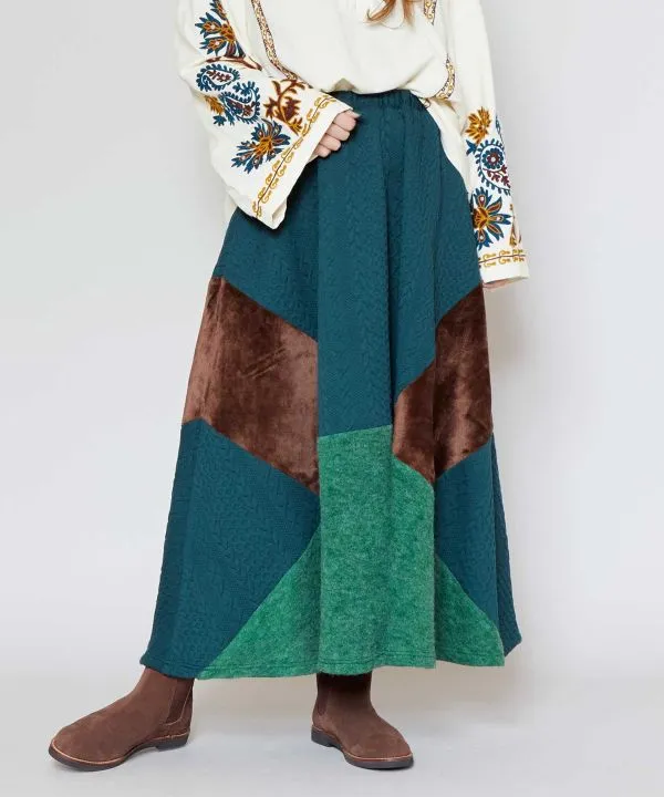 Bohemian Patchwork Skirt