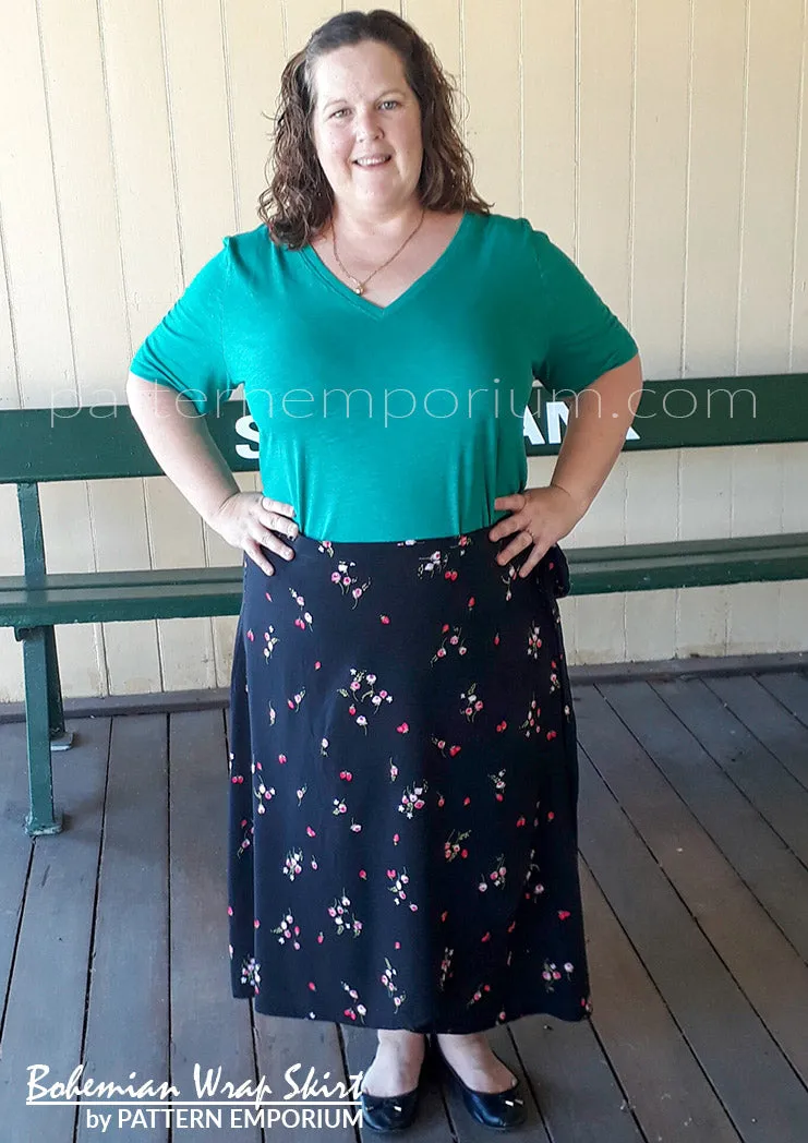 Bohemian Wrap | Skirt Sewing Pattern