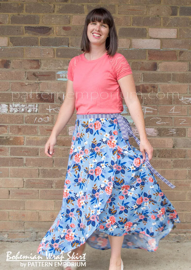 Bohemian Wrap | Skirt Sewing Pattern