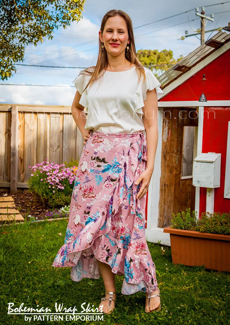 Bohemian Wrap | Skirt Sewing Pattern