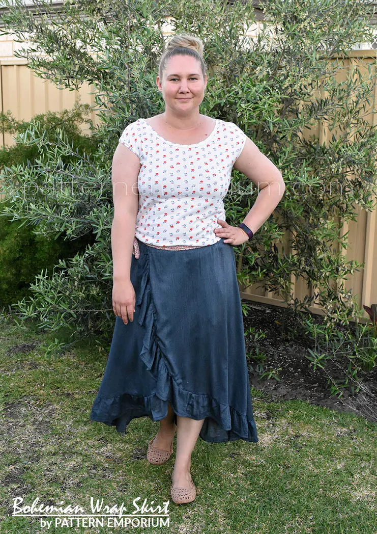 Bohemian Wrap | Skirt Sewing Pattern