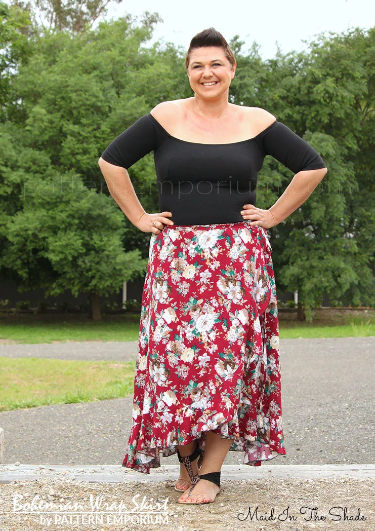 Bohemian Wrap | Skirt Sewing Pattern