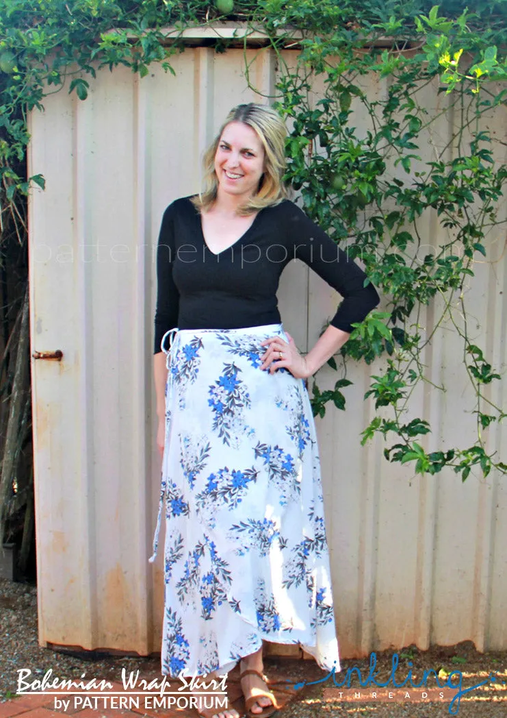 Bohemian Wrap | Skirt Sewing Pattern