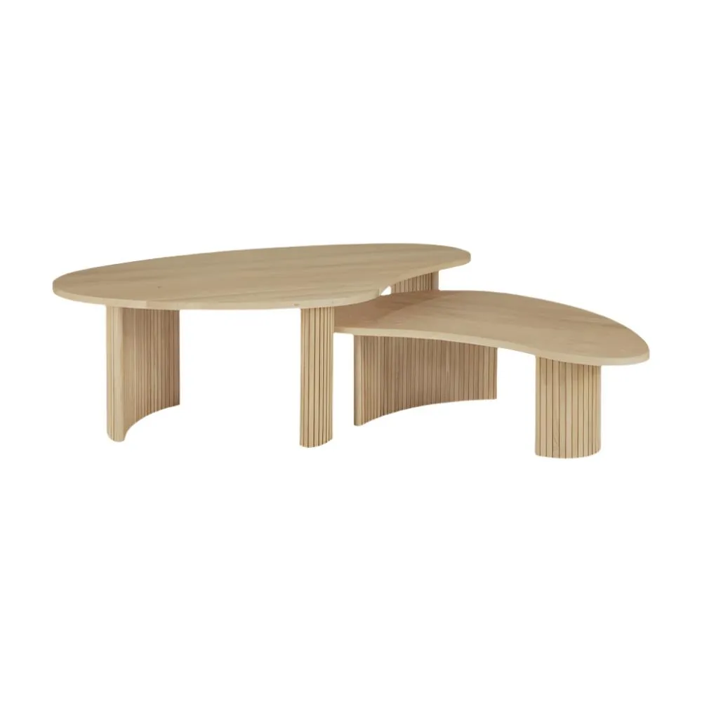 Boomerang Coffee Table Set