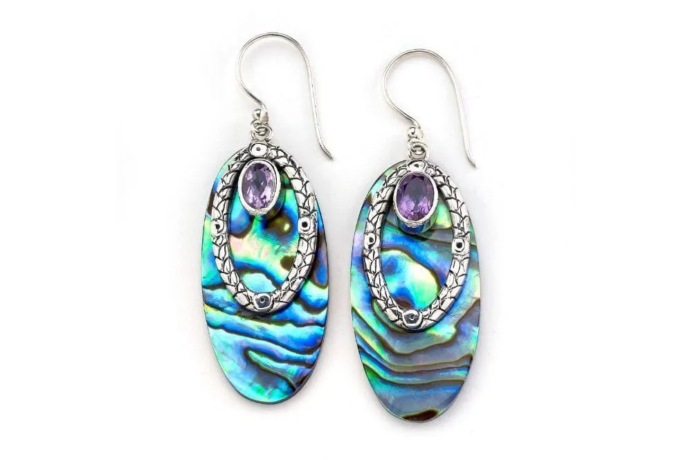 Bora Bora Earrings- Paua