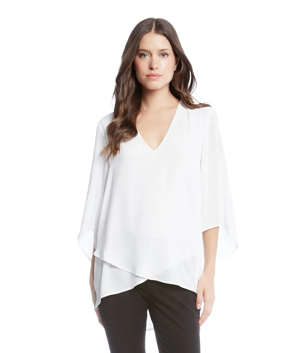 Bracelet Sleeve Asymmetric Top