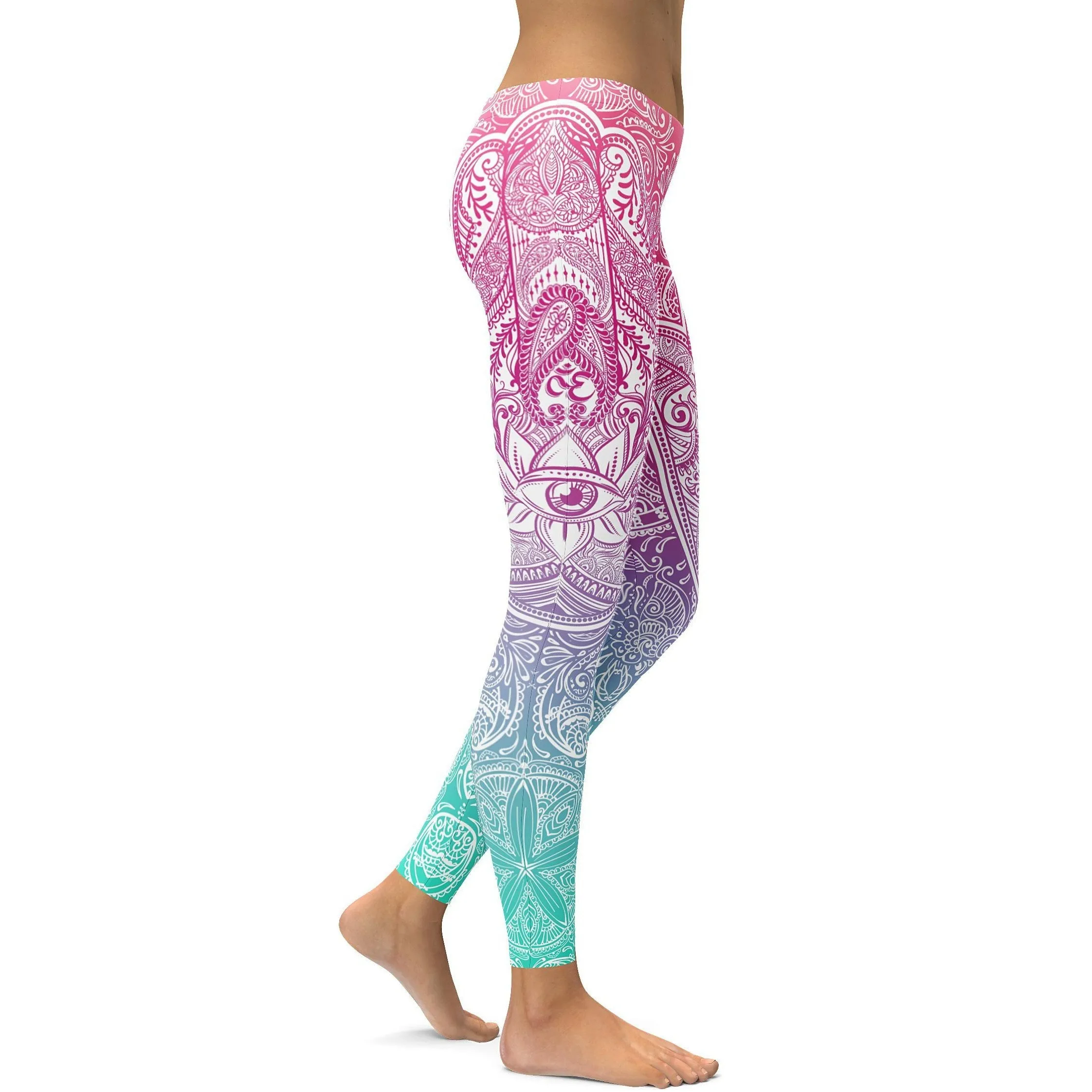 Bright Hamsa Leggings