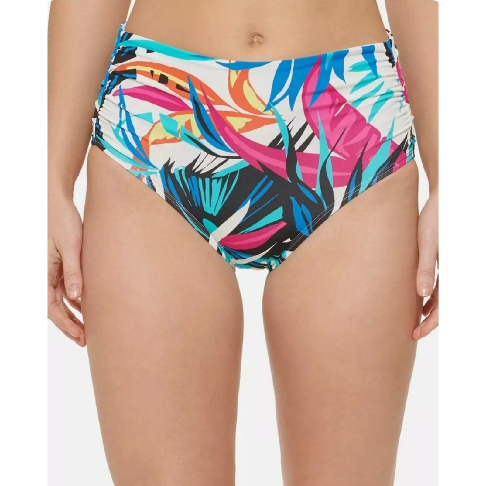 Calvin Klein Lapis Multi Tropical Rainforest Bikini Swim Bottom