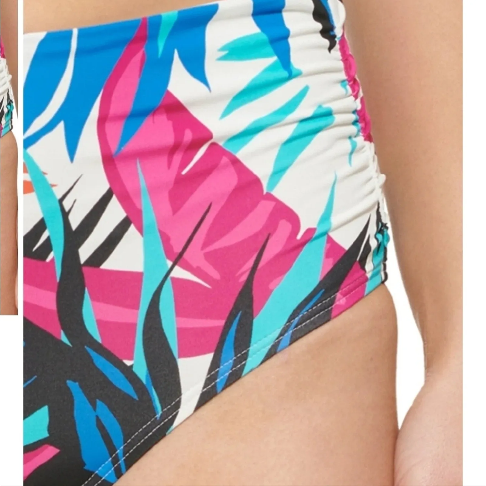 Calvin Klein Lapis Multi Tropical Rainforest Bikini Swim Bottom