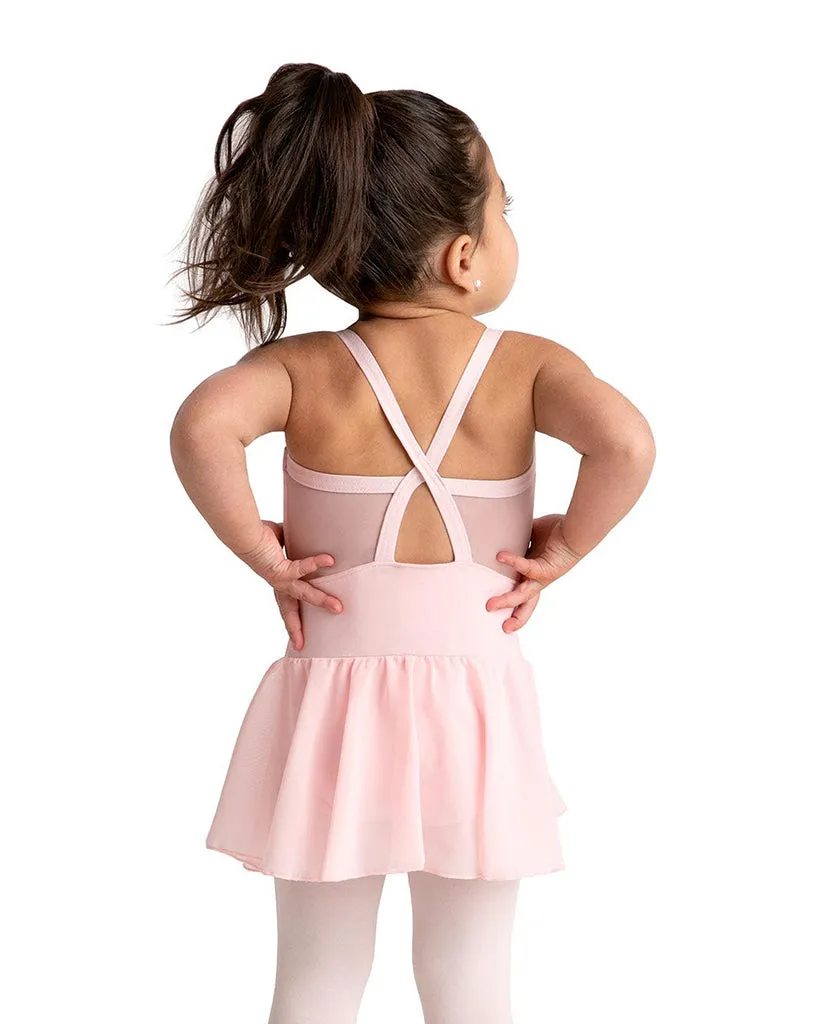 Capezio Sweetheart Cross Mesh Back Camisole Ballet Dress - 11727C Girls