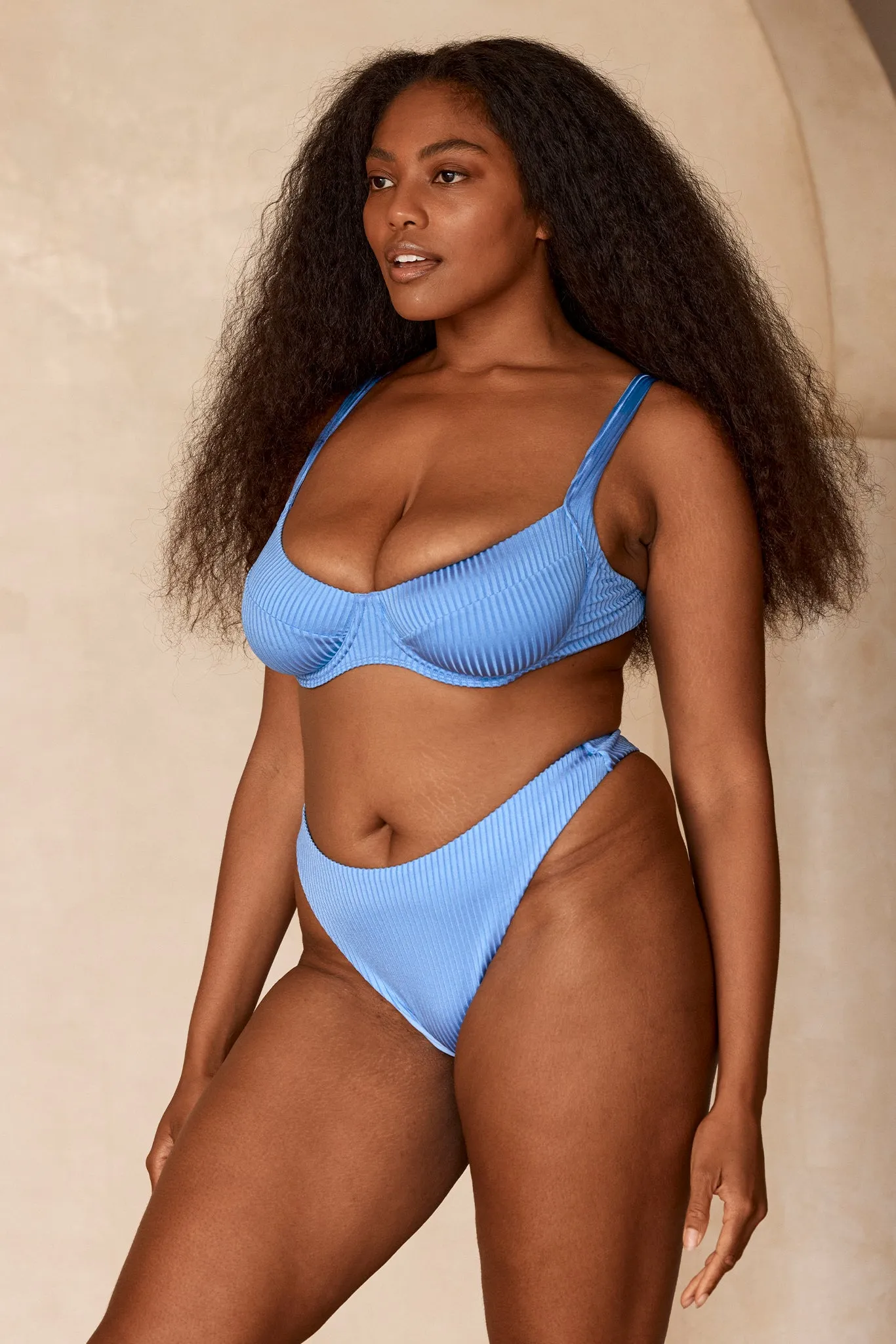 Capri Thong - Dream Blue Wide Rib