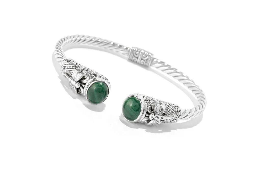 Capung Bangle- Malachite