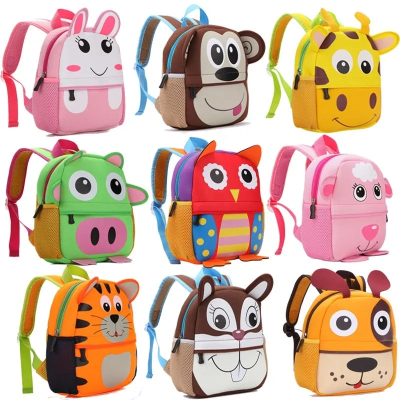 Cartoon Children's Backpack 30 Animals!