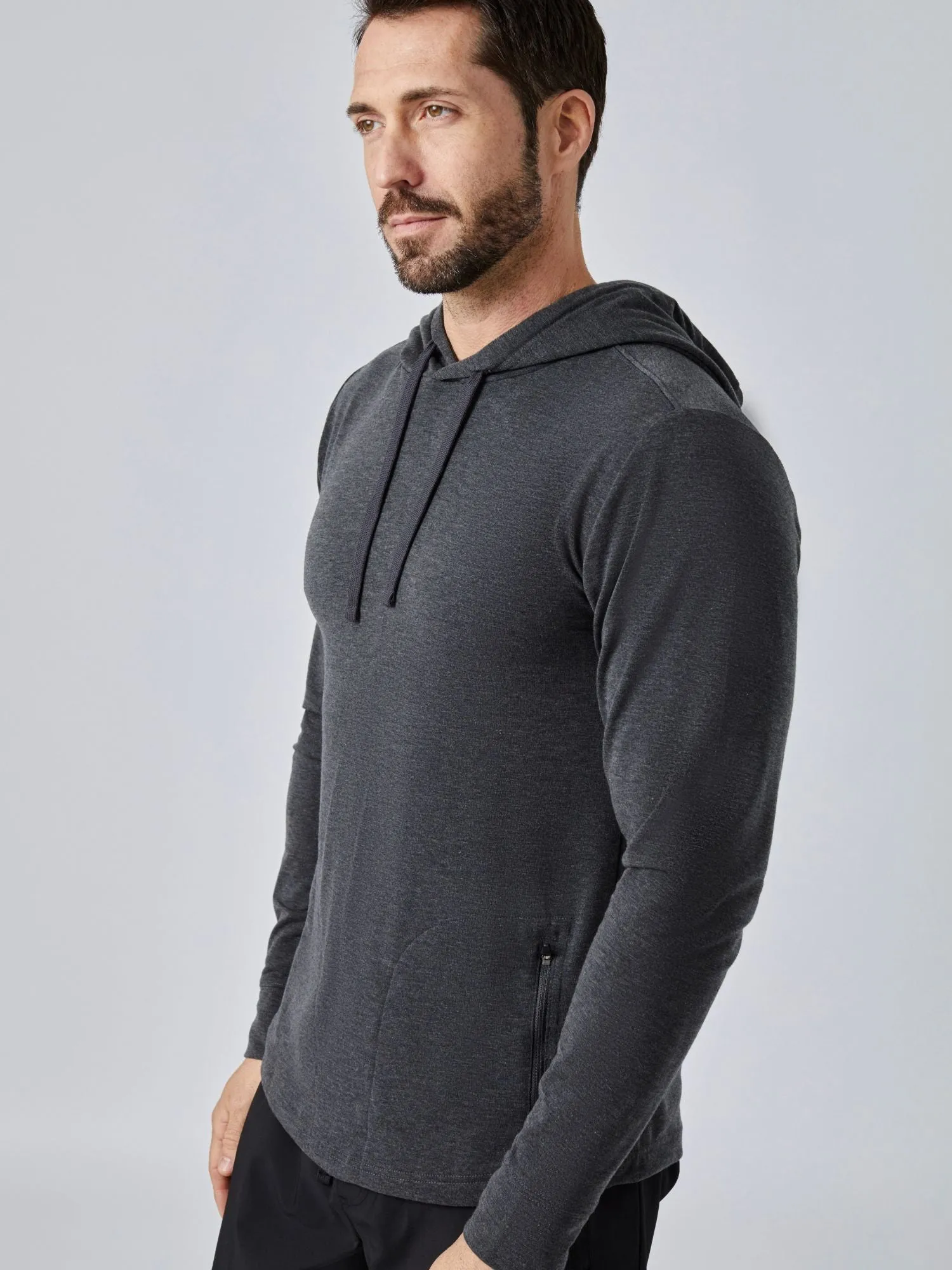 Charcoal Performance Pullover Hoodie