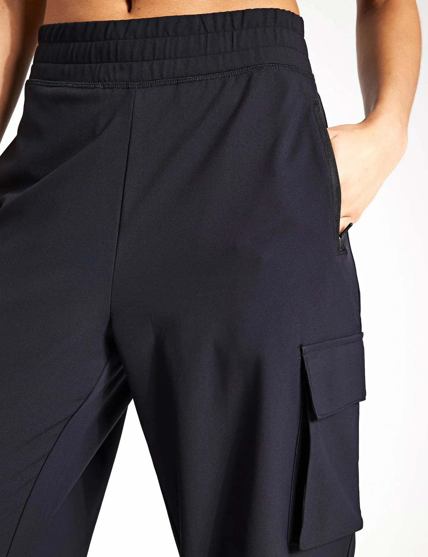 City Chic Cargo Pant - Black