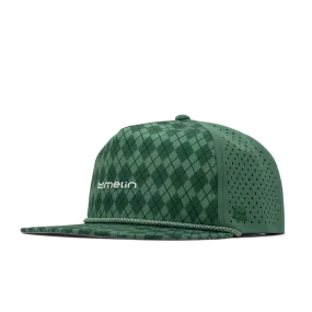 Coronado Links Hydro Hat- Green Argyle- Melin