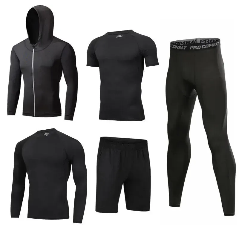 Custom Fitness Hoodie for Men - Gym Workout Clothes, Yoga Wear, Outdoor Jogging Sportswear Set