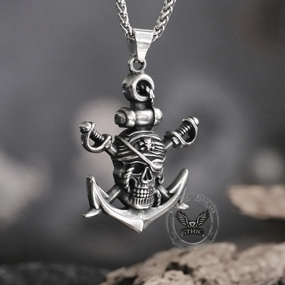 Death Pirate Stainless Steel Pendant