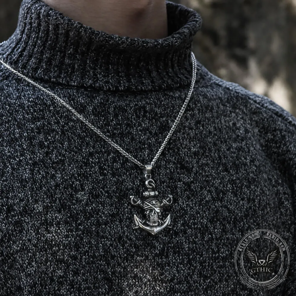 Death Pirate Stainless Steel Pendant