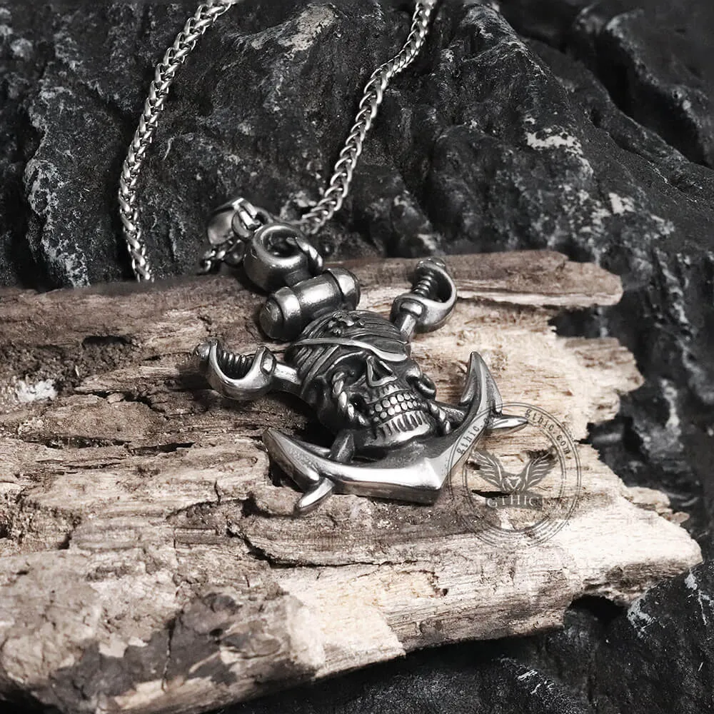 Death Pirate Stainless Steel Pendant