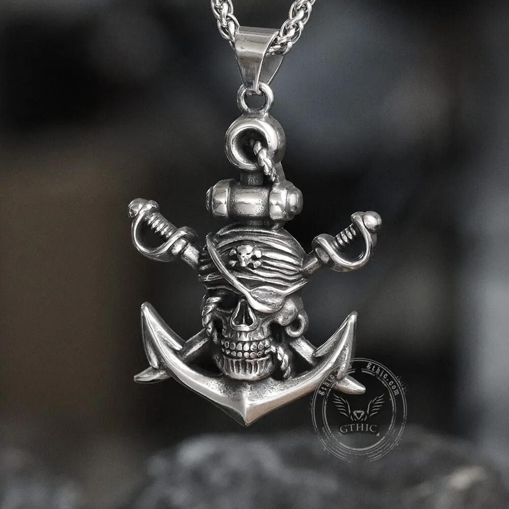 Death Pirate Stainless Steel Pendant