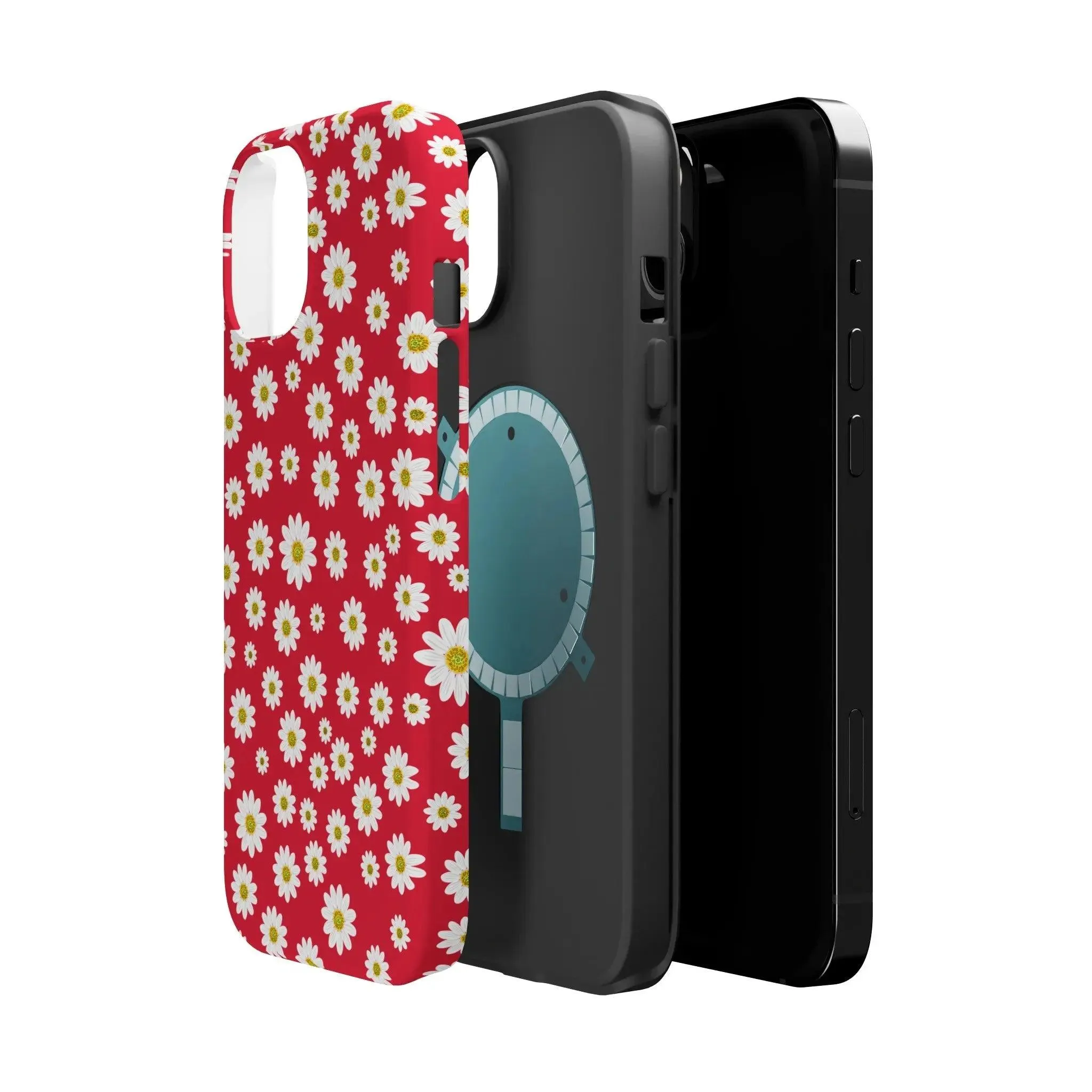 Delightful Daisies | Red Flower Case