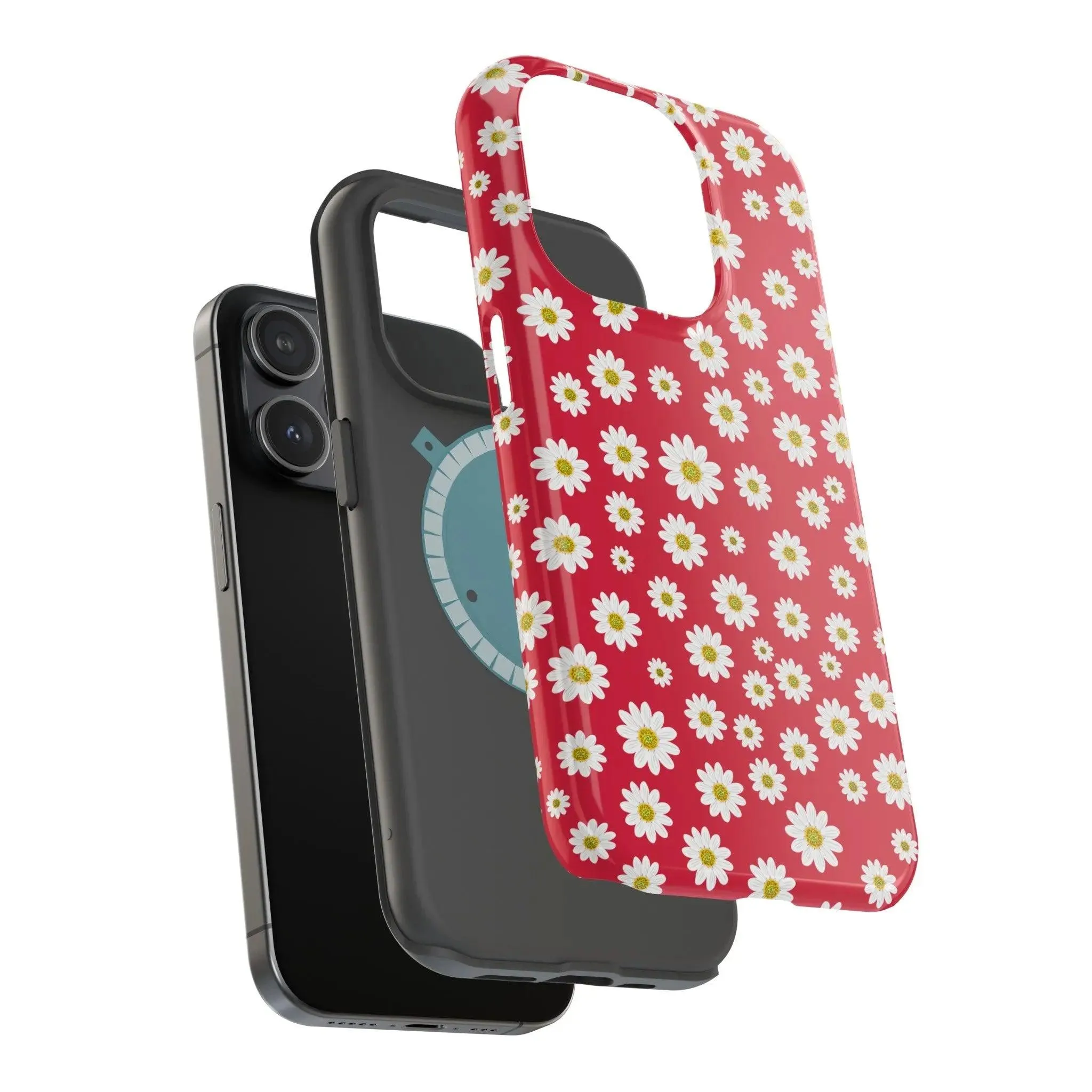 Delightful Daisies | Red Flower Case