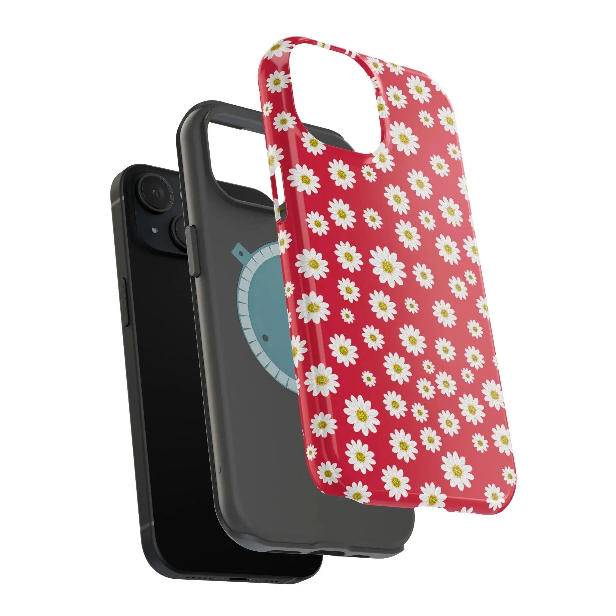 Delightful Daisies | Red Flower Case