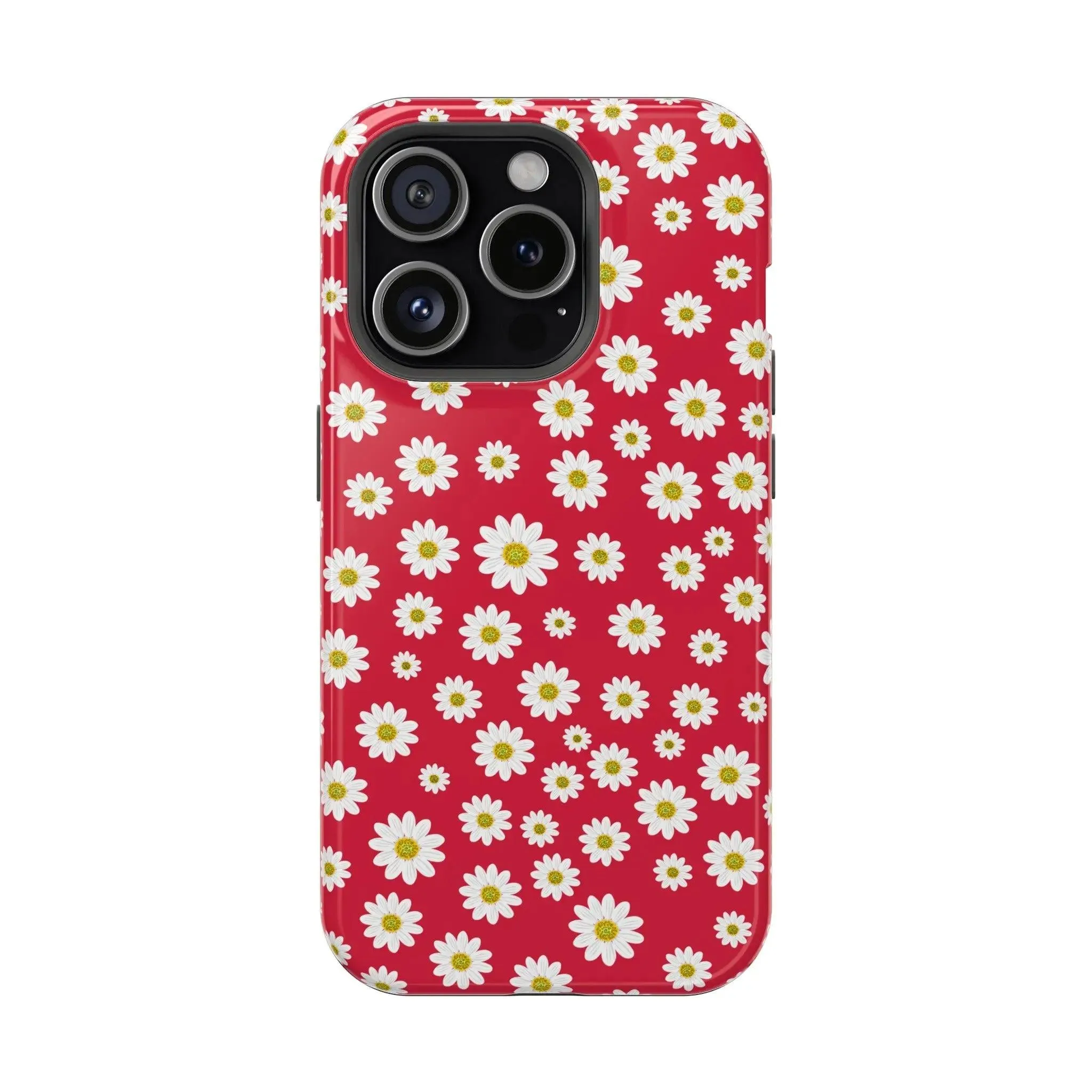 Delightful Daisies | Red Flower Case