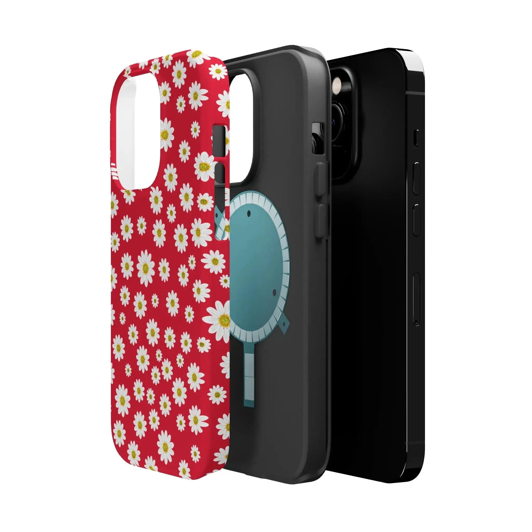 Delightful Daisies | Red Flower Case