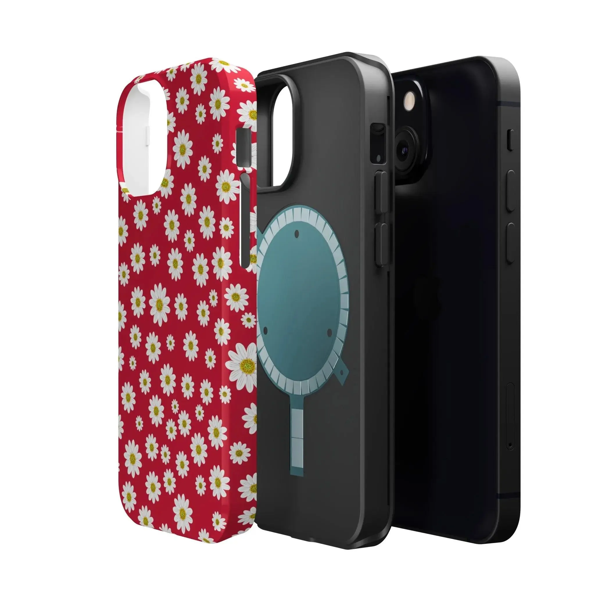 Delightful Daisies | Red Flower Case