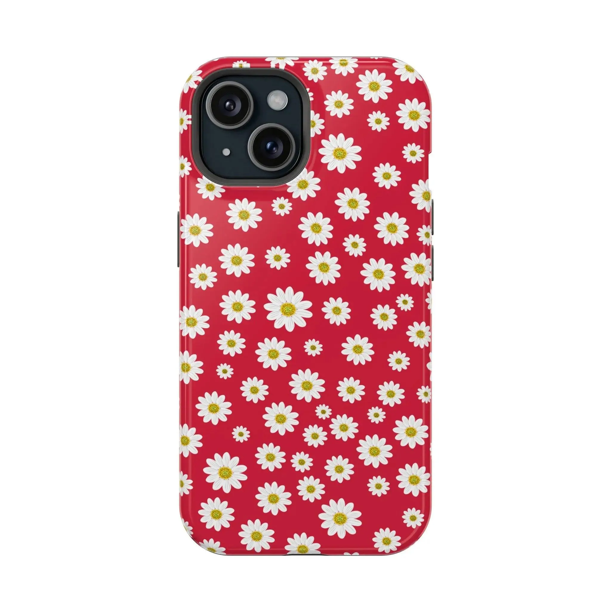 Delightful Daisies | Red Flower Case