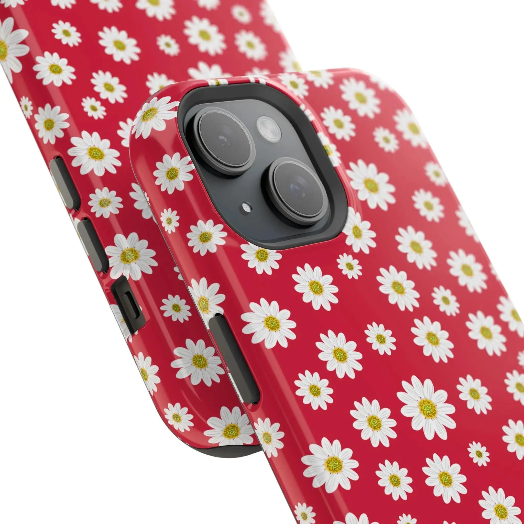 Delightful Daisies | Red Flower Case