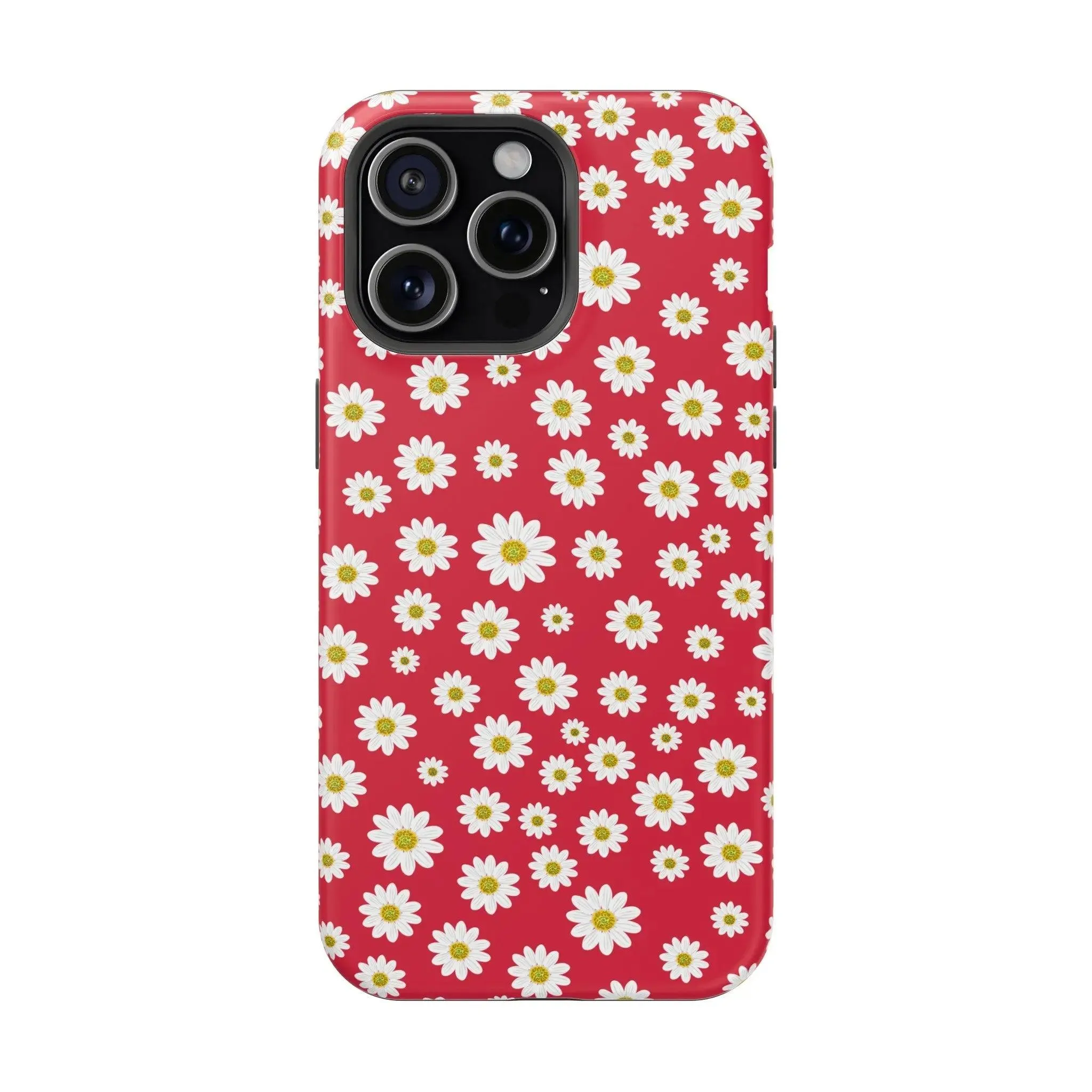 Delightful Daisies | Red Flower Case